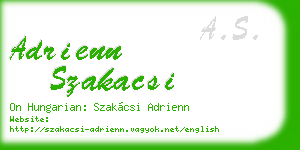 adrienn szakacsi business card